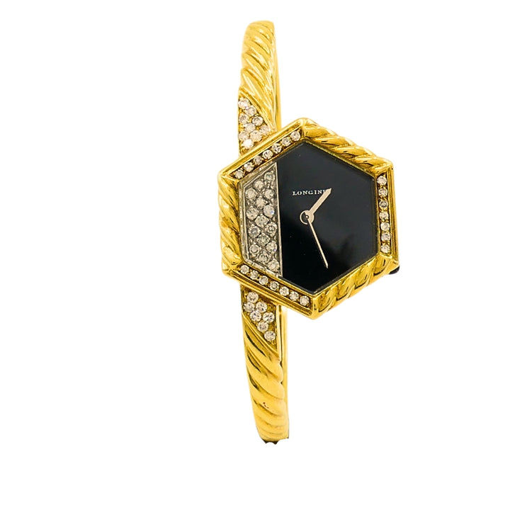 Longines Watch 18k Gold Diamond