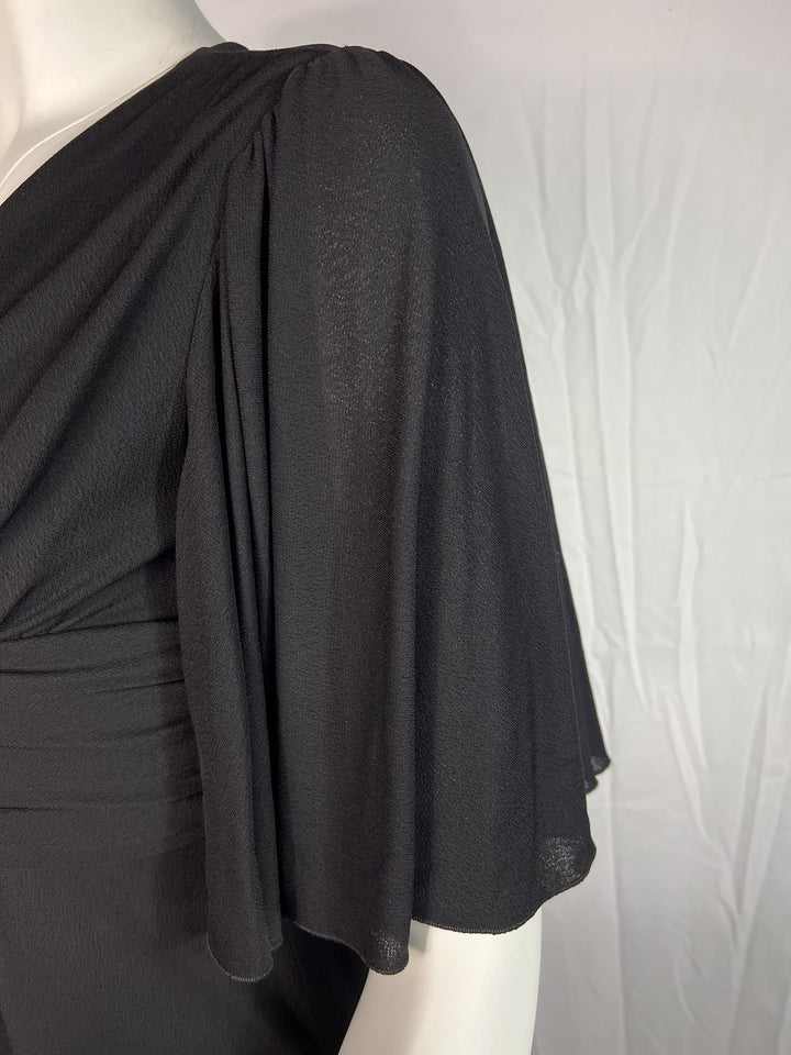 Gucci Maxi Dress Gown Rayon Silk, Size Small Black