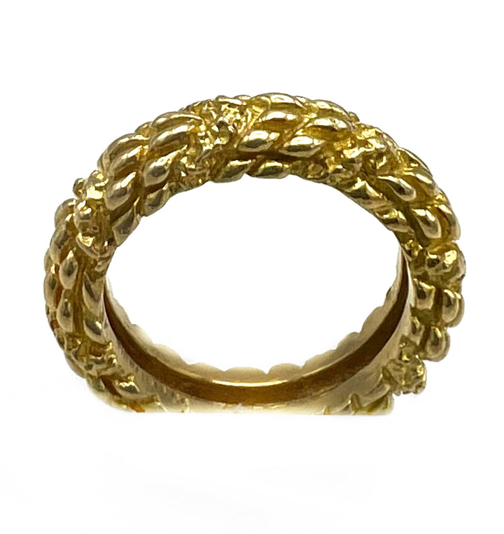 Vintage Tiffany & Co. 18k Gold Band Ring circa 1980s