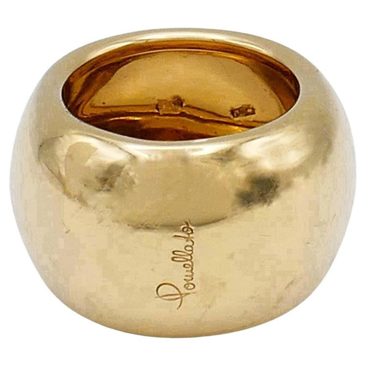 Pomellato Cigar Band Ring 18k Gold Size 6.5