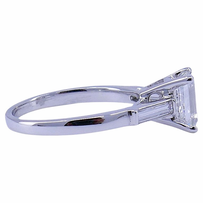 1.27-carat GIA F VS2 Diamond Platinum Solitaire Ring