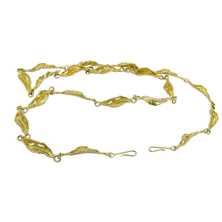 Zodiac Sign Necklace Sagittarius Brutalist Design 14k Gold Diamond