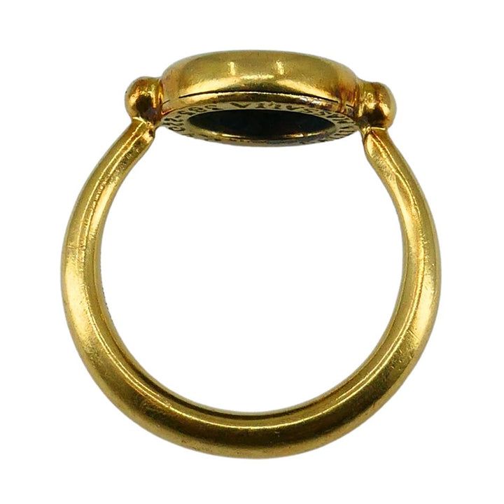 Bvlgari 18k Gold Monete Ancient Coin Ring