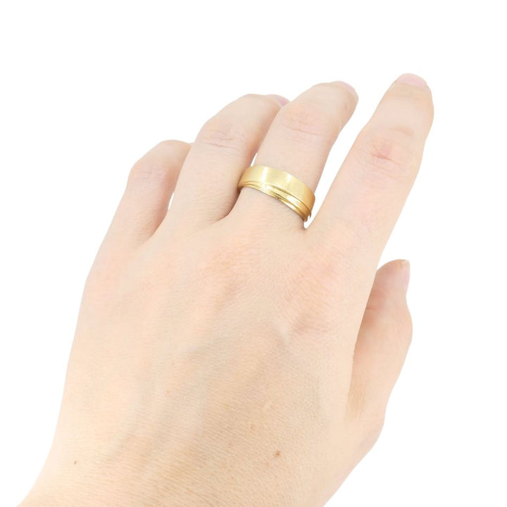 Vintage Tiffany & Co. 18k Gold Band Ring sz 9.75