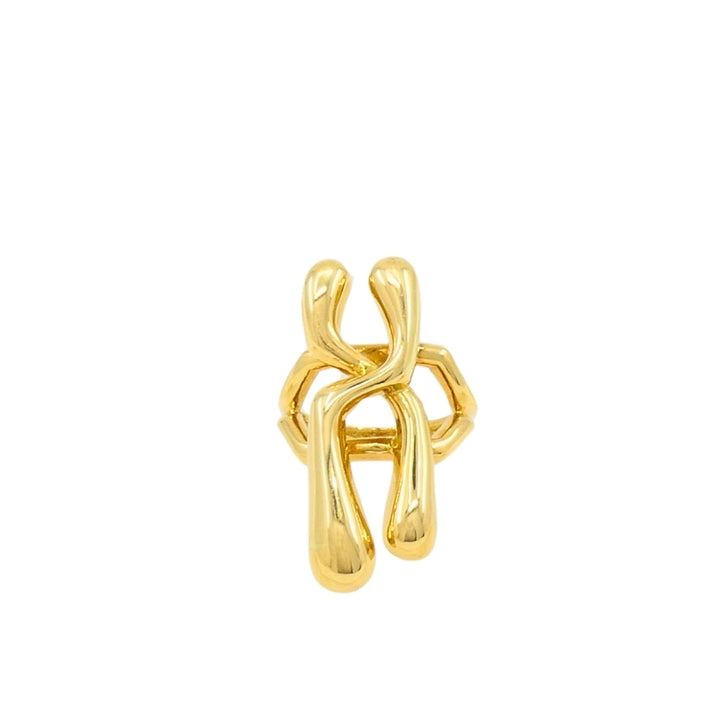 Ilias Lalaounis Ring 18k Gold Chromosome Motif