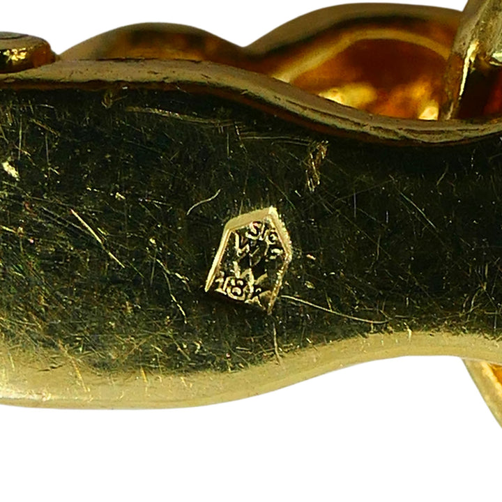 Vintage Wander 18k Hammered Gold Convertible Necklace