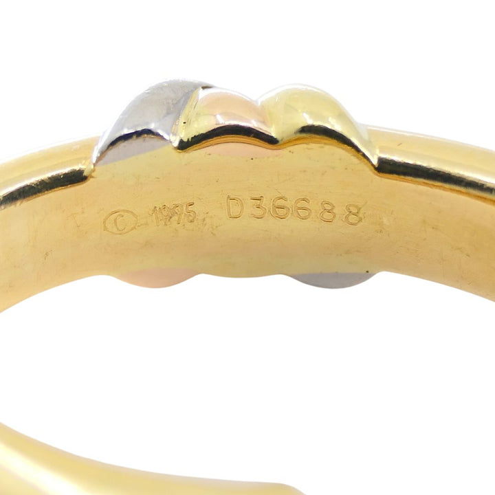 1995 Cartier 18k Gold Trinity Hoop Earrings