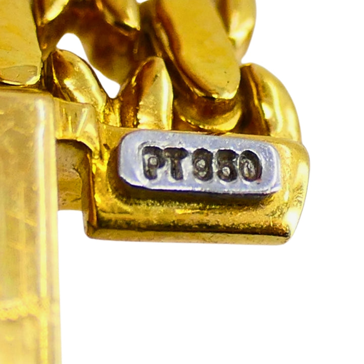 Vintage Tiffany & Co. Collar Necklace Gold Platinum Diamond Estate Jewelry