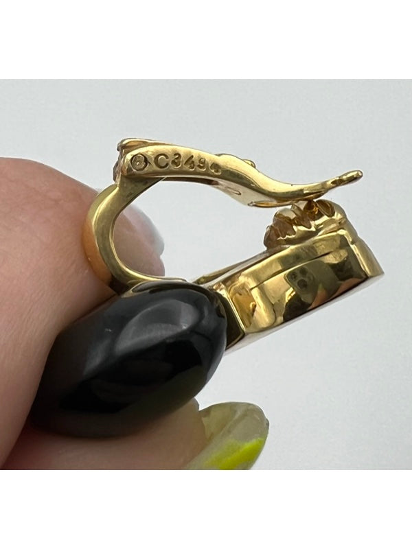 Marina B Earrings Jade Heart Shape