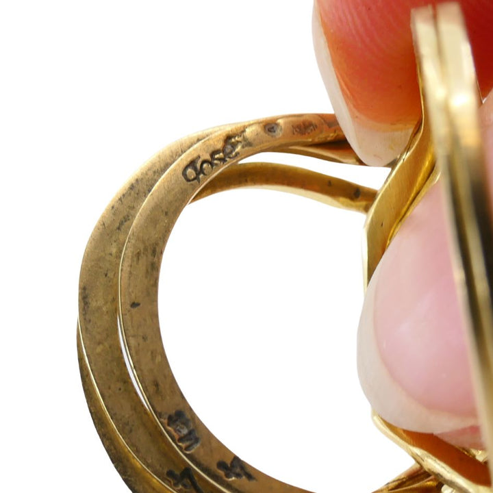 Vintage 14k Gold 6 Band Puzzle Ring sz 11