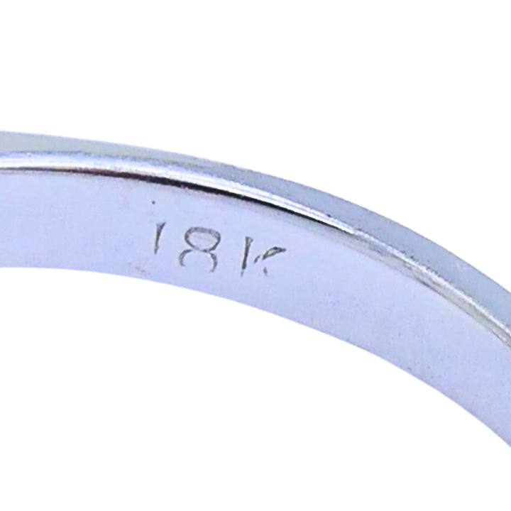 8.02-carat GIA Certified Diamond Ring 18k White Gold Modern Jewelry