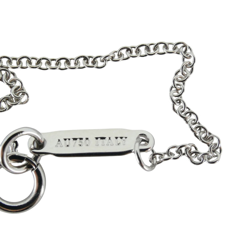 Tiffany & Co. 18k Gold Diamond Atlas Open Pendant Necklace Original Box