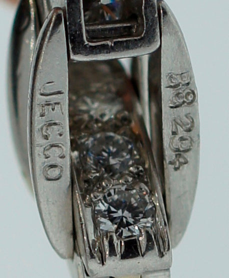 Vintage J.E. Caldwell Star Sapphire Diamond Platinum Bracelet Estate Jewelry