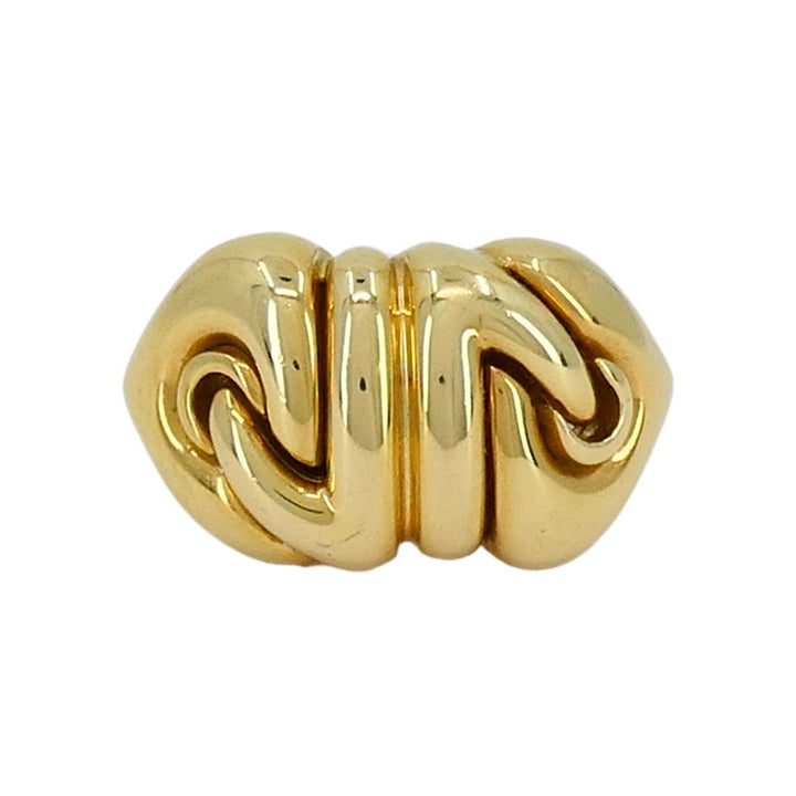 Bvlgari 18k Gold Doppio Cuore Ring