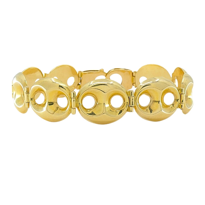 18k Yellow Gold Mariner Link Bracelet