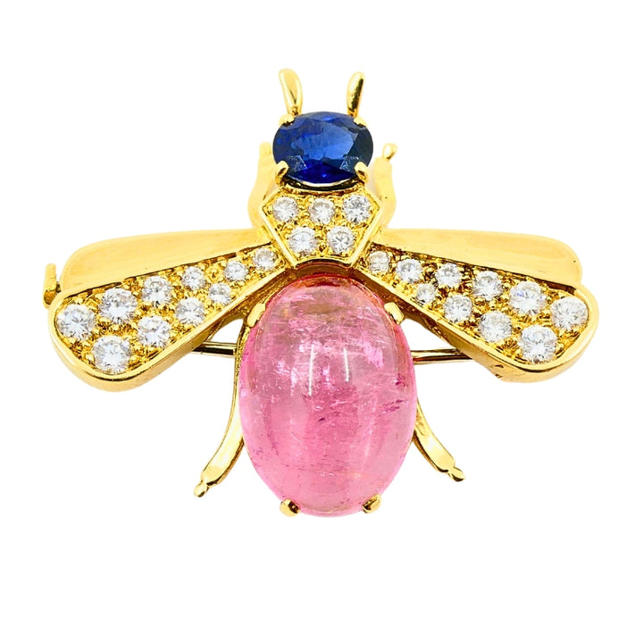 Van Cleef & Arpels Bee Brooch Gold Diamond Gemstones