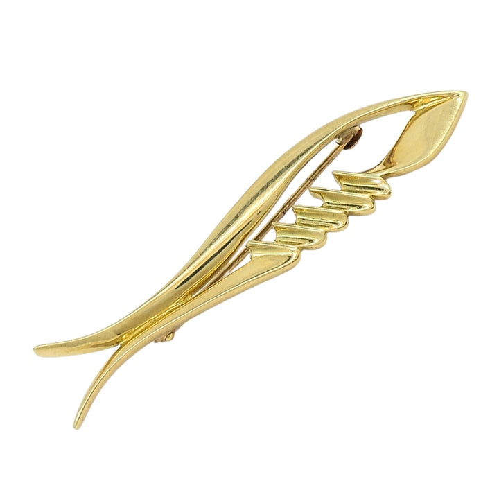 Tiffany & Co. Paloma Picasso Fish 18k Gold Brooch