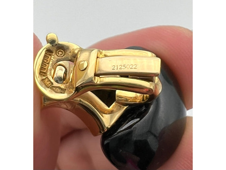 Marina B Earrings Jade Heart Shape