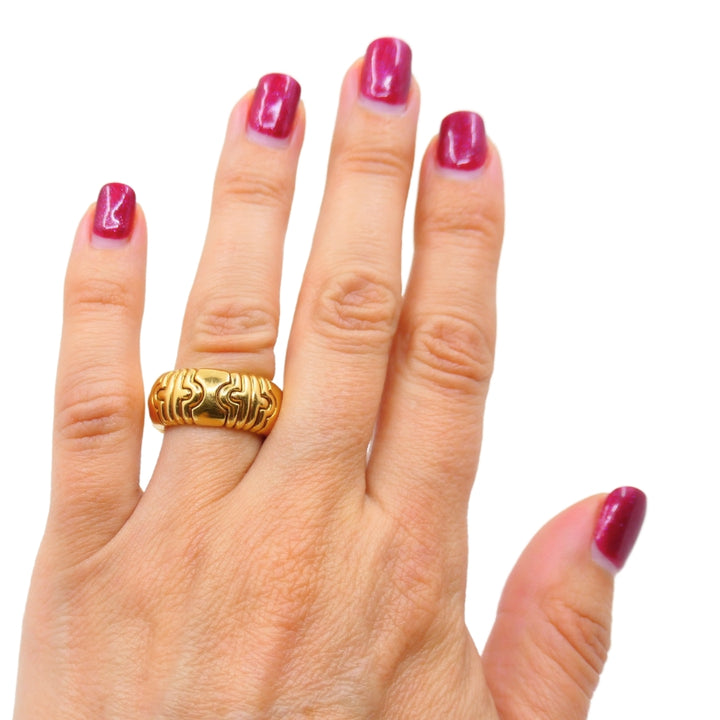 Bvlgari Parentesi Ring 18k Yellow Gold