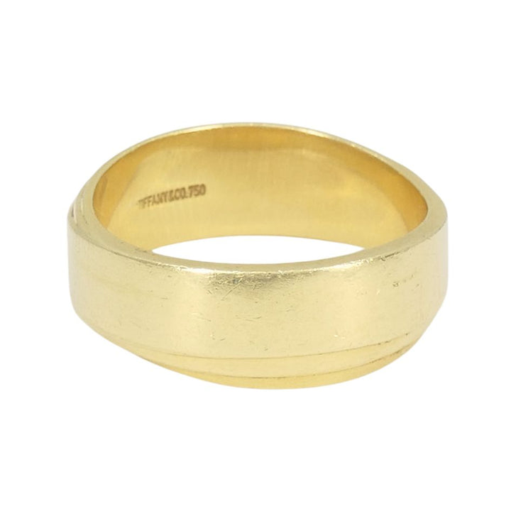 Vintage Tiffany & Co. 18k Gold Band Ring sz 9.75