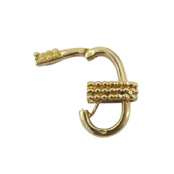 1970s Boucheron 18k Gold Coral Lapis Lazuli Pendant