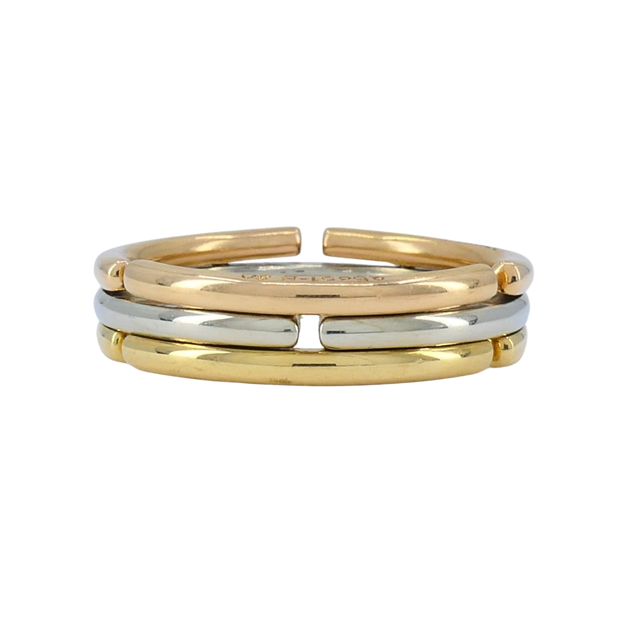 Bvlgari 18k Tri-tone Gold Collapsible Ring – Nadine Krakov