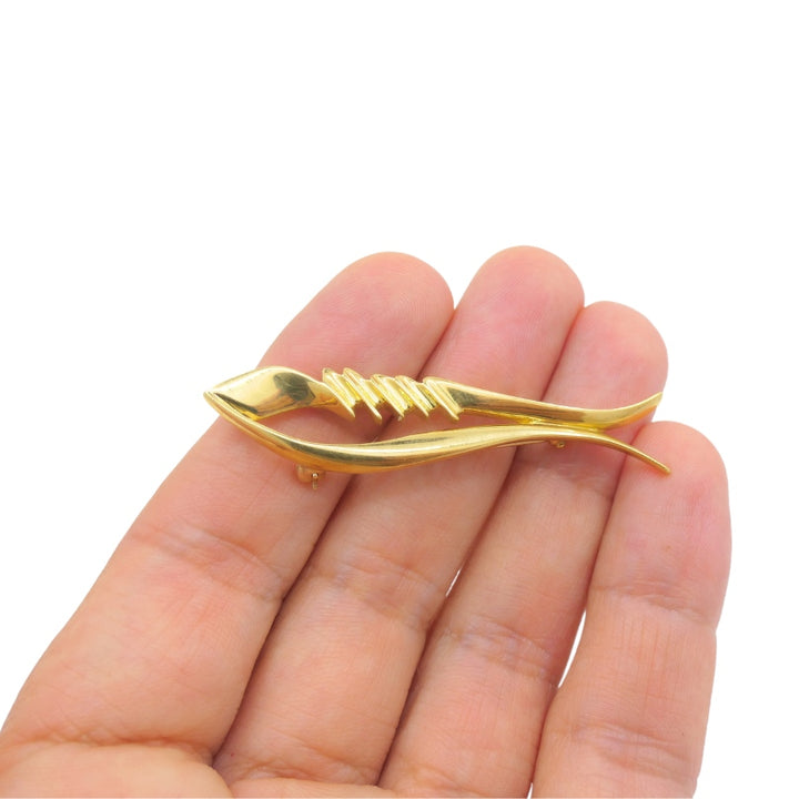 Tiffany & Co. Paloma Picasso Fish 18k Gold Brooch