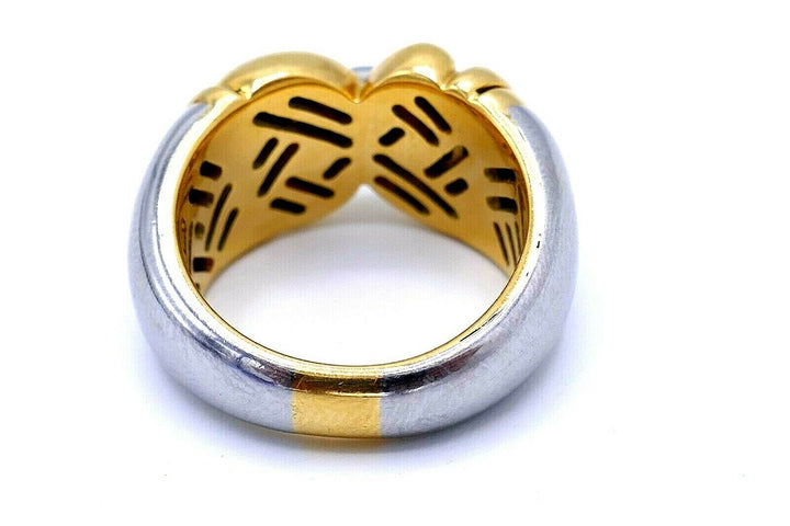 Bulgari Parentesi Yellow Gold Hematite Ring