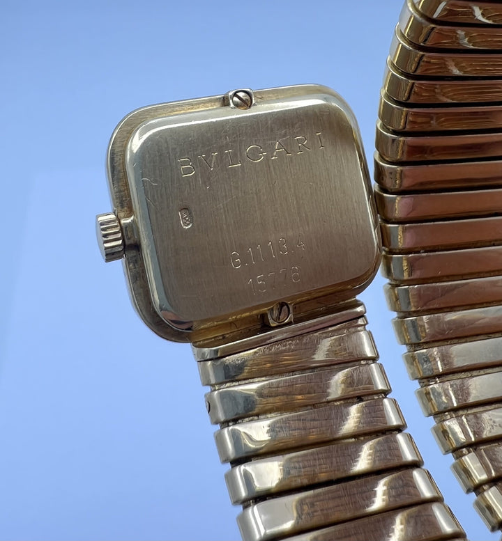 Vintage Bulgari Tubogas Yellow Gold Watch