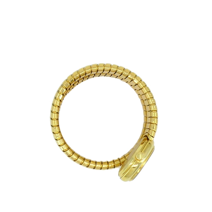 Bvlgari Bulgari Tubogas Gold Watch Oval Rare Edition