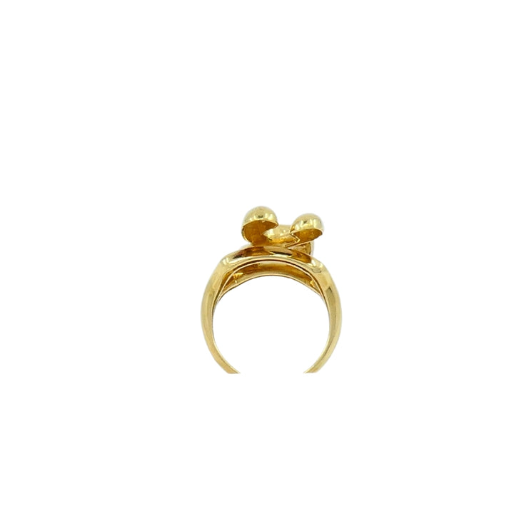 Ilias Lalaounis Ring 18k Gold Chromosome Motif