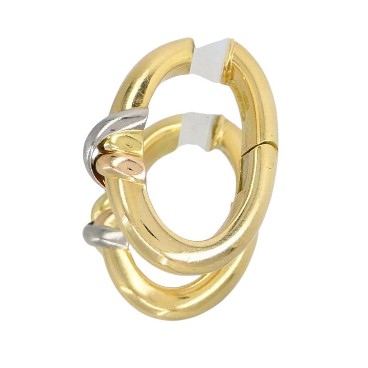 1995 Cartier 18k Gold Trinity Hoop Earrings