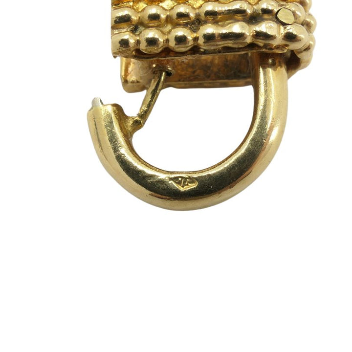 1970s Boucheron 18k Gold Coral Lapis Lazuli Pendant