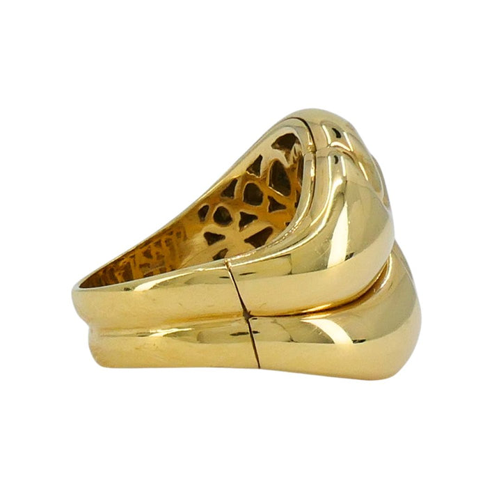 Vintage Marina B Onda 18k Gold Ring