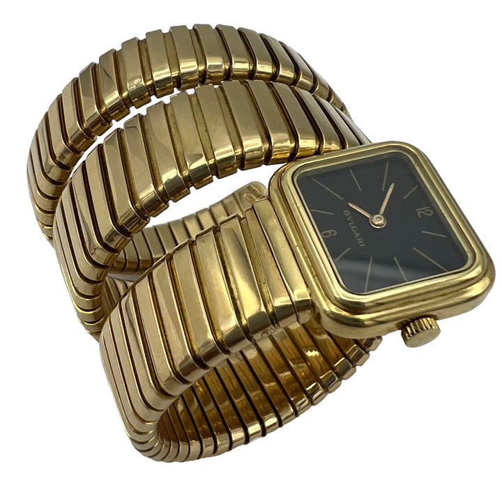 Vintage Bulgari Tubogas Yellow Gold Watch