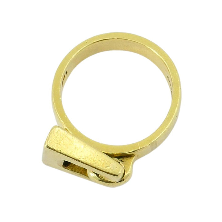 Vintage Tiffany & Co. 18k Gold Hinge Padlock Ring