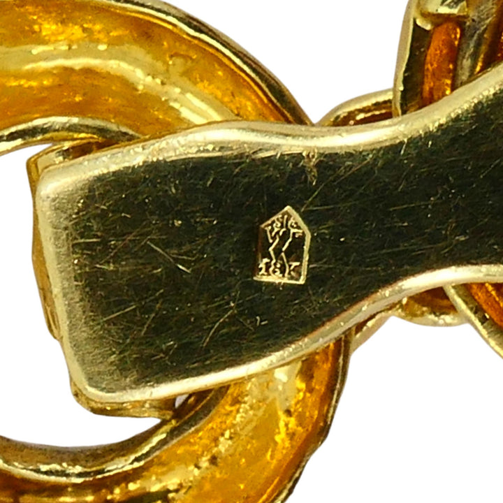 Vintage Wander 18k Hammered Gold Convertible Necklace