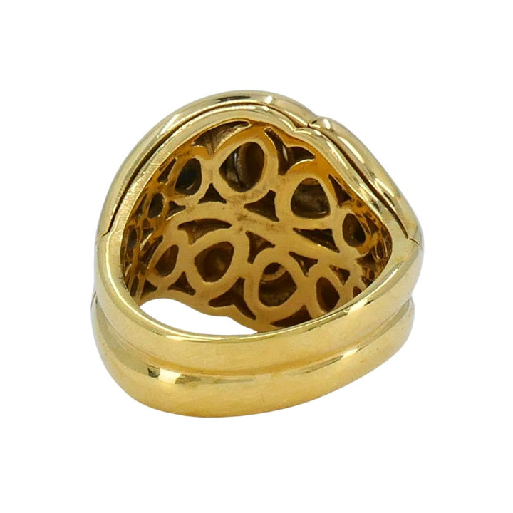 Vintage Marina B Onda 18k Gold Ring