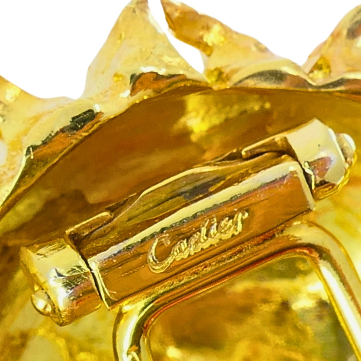 Aldo Cipullo for Cartier Seahorse Brooch Gold Enamel Gemstones