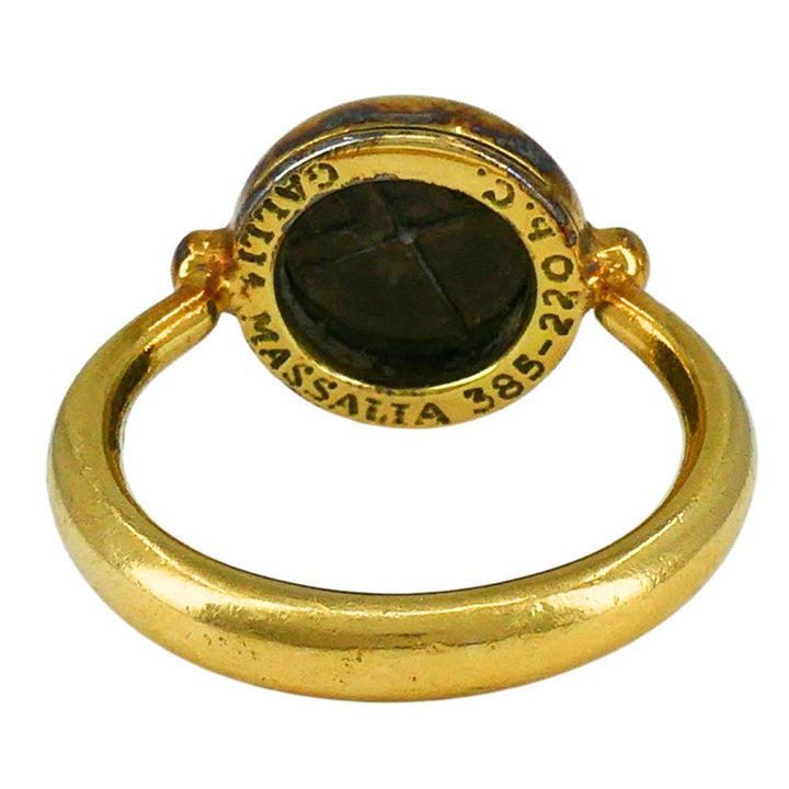 Bvlgari 18k Gold Monete Ancient Coin Ring