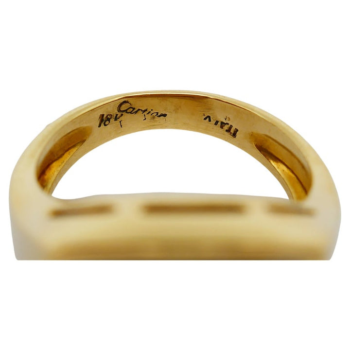 Vintage Cartier Ring Enamel Gold