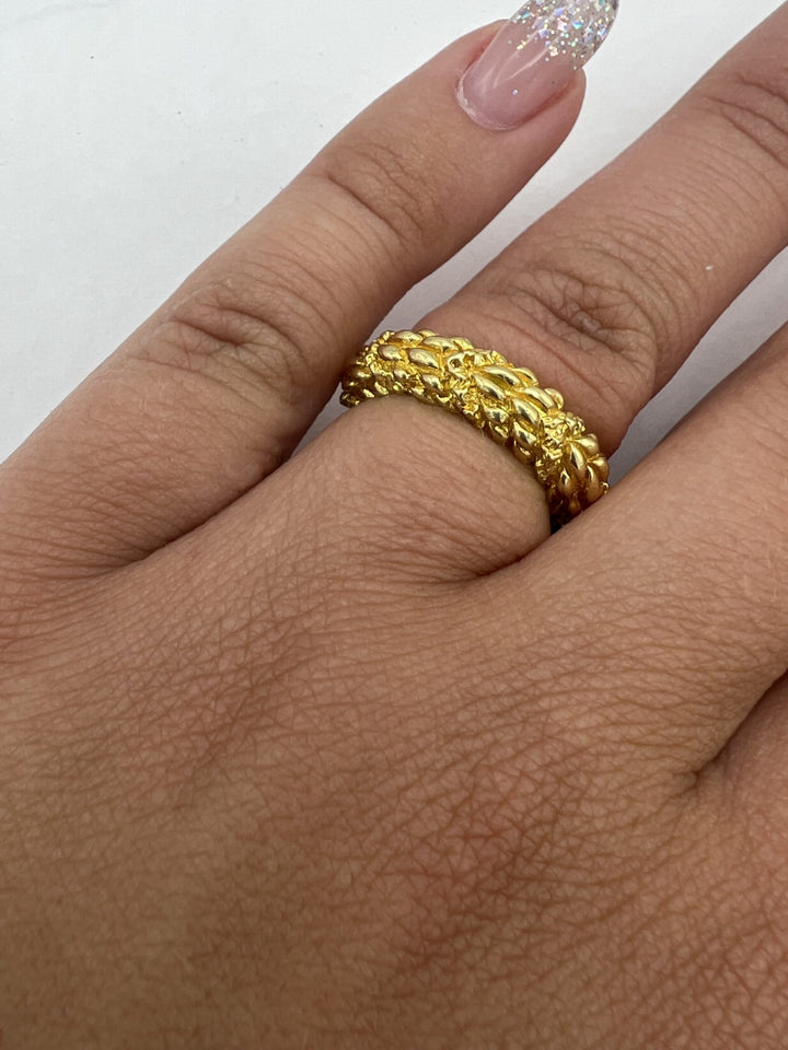 Vintage Tiffany & Co. 18k Gold Band Ring circa 1980s