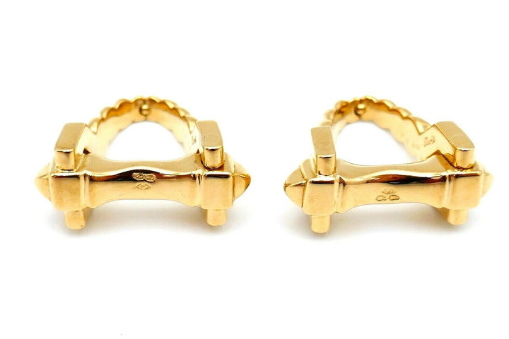 Cartier Vintage Yellow Gold Stirrup Cufflinks