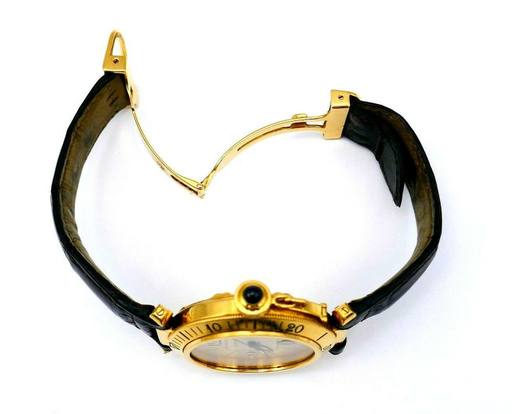 Pasha de Cartier Yellow Gold Wrist Watch