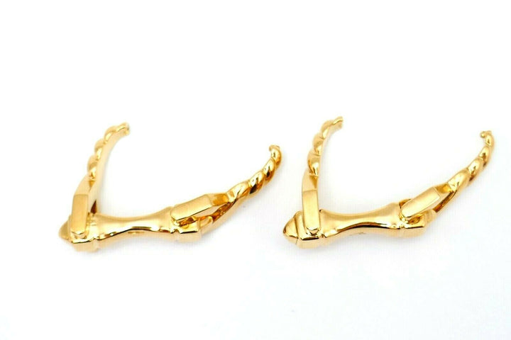 Cartier Vintage Yellow Gold Stirrup Cufflinks