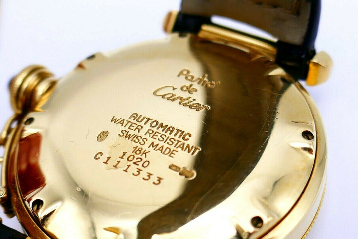 Pasha de Cartier Yellow Gold Wrist Watch