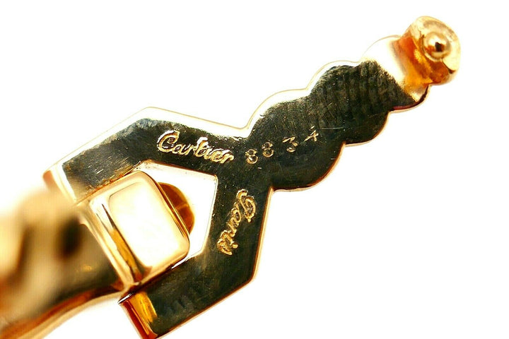 Cartier Vintage Yellow Gold Stirrup Cufflinks