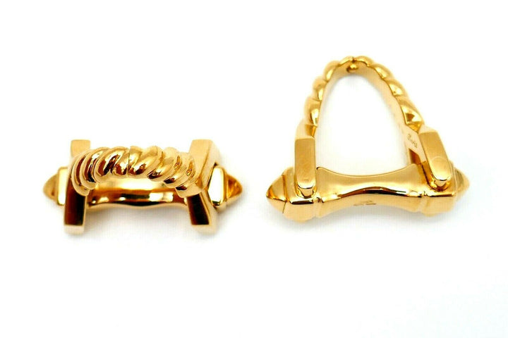 Cartier Vintage Yellow Gold Stirrup Cufflinks