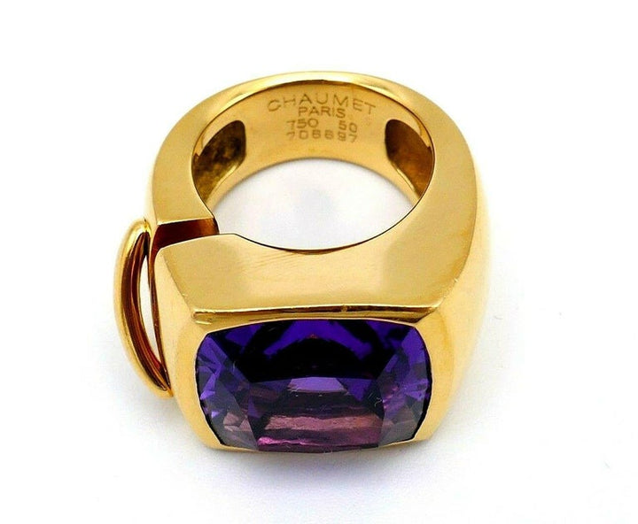 Chaumet Lien Yellow Gold Amethyst Ring