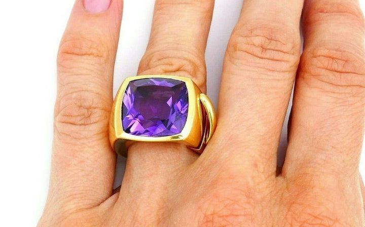 Chaumet Lien Yellow Gold Amethyst Ring